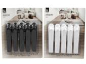 Pack 5, plastic door stops - 2/cols*