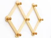 Wooden adjustable clothes hook*