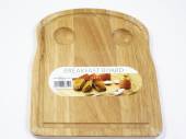 Wooden toast shaped breakfast board*