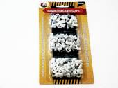 Pack 100, assorted cable clips*