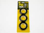 Pkt 3, black pvc tape (15mm x 10m)* USE HWPVC