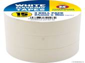 Pack 3, white masking tape*
(24mm x 15m)