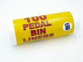 Pkt 100, pedal bin liners
(30x43x43cm)*  USE HWPEB