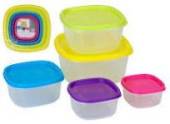 Set 4, food/storage boxes*
(230/380/650ml/1l)