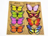 Pack 4, butterflies on magnets.