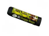 50 double thick doggy bags with tie handle*