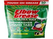Pack 30, Elbow Grease dishwasher liquid tabs*