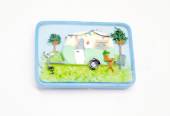Resin caravan magnet (7x5cm) TT5610