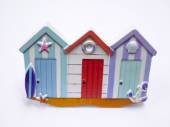 Ceramic beach hut magnet.
(TQ8498)