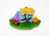Resin camping magnet (TK3210).