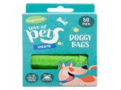 Pack 80, fragranced tie handle doggy bags (32x36cm)* Pack 80, fragranced tie handle doggy bags (32x36cm)*
