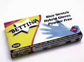 Box 200, blue stretch hybrid gloves - powder free.
(L-XL)