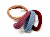 Pkt 4, textured thick jersey hair bands. (PS214)