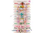Pack 12, beach/novelty charm friendship bracelets.