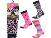 Ladies wellington boot socks (4-8) - 3asstd. Ladies wellington boot socks (4-8) - 3asstd.