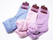 Ladies brushed bed socks - 3/cols. Ladies brushed bed socks - 3/cols.