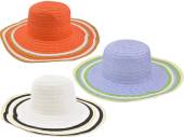 Ladies wide brim hat - 3/cols* Ladies wide brim hat - 3/cols*