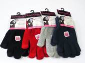 Ladies touch screen gloves (one size) - 4/cols.
