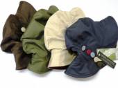 Lds showerproof hat with 5x button detail. Lds showerproof hat with 5x button detail.