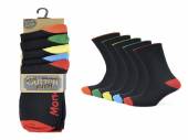 Pkt 5, Mon-Fri cotton rich socks. Pkt 5, Mon-Fri cotton rich socks.