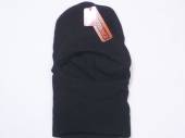 Black balaclava with peak. Black balaclava with peak.