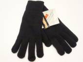 Black knitted gloves, thinsulate lining (m/l l/xl)