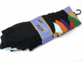 Pkt 5 mens contrast heel & toe cotton rich socks. Pkt 5 mens contrast heel & toe cotton rich socks.