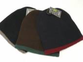 Mens reversible beanie hat - 3/cols. Mens reversible beanie hat - 3/cols.