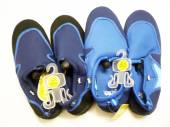 Ctn 36, Adults mixed sizes 6-11, aqua shoes.