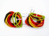 Pkt 12, spice colour mix hair elastics Pkt 12, spice colour mix hair elastics