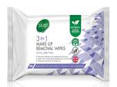 Pack 25, Pure 3-in-1 make up removal wipes*