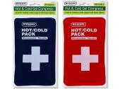 Hot and cold reusable gel compress - 2/cols. Hot and cold reusable gel compress - 2/cols.