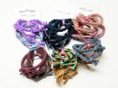 Pkt 4, plaited hair bands - 6/cols