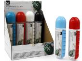 Water bottle pill box - 4/cols.
(ADD 12 FOR DISPLAY)