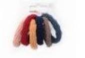 Pack 6, textured hair bands (1cm)