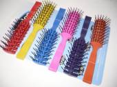 Card 6 coloured vent hair brushes