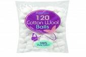 Pack 120, cotton wool balls* Pack 120, cotton wool balls*