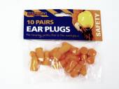 Pkt 10 pairs ear plugs*
