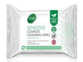 Pack 25, Pure sensitive cleansing wipes*