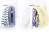 Pack 6, jersey elastics - 2asstd.