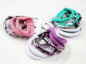 Pkt 6, jersey plain/camo hair bands - 3asstd. Pkt 6, jersey plain/camo hair bands - 3asstd.