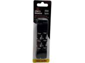 Pack 6, twin pack BLACK 75cm shoe laces*