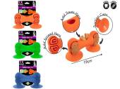 Rubber bone treat toy - 3/cols.
