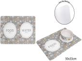 Anti slip dog print food mat*
(33x50cm) Anti slip dog print food mat*
(33x50cm)