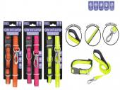 Reflective dog collar and lead set - 3/cols* Reflective dog collar and lead set - 3/cols*