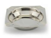 Square stainless steel ashtray (12cm)*