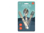 3pcs s/steel cutlery set. 3pcs s/steel cutlery set.