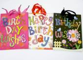 Mixed birthday gift bags (24x18x8cm)*PINK & WHITE ONLY!! Mixed birthday gift bags (24x18x8cm)*PINK & WHITE ONLY!!