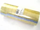 Large reels of clear cellotape,24mmx50m ,12 rolls per pack.*