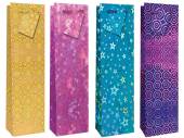 Holographic bottle bag, 4asstd cols.* Holographic bottle bag, 4asstd cols.*